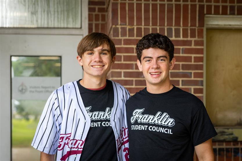 People smile on the first day of school